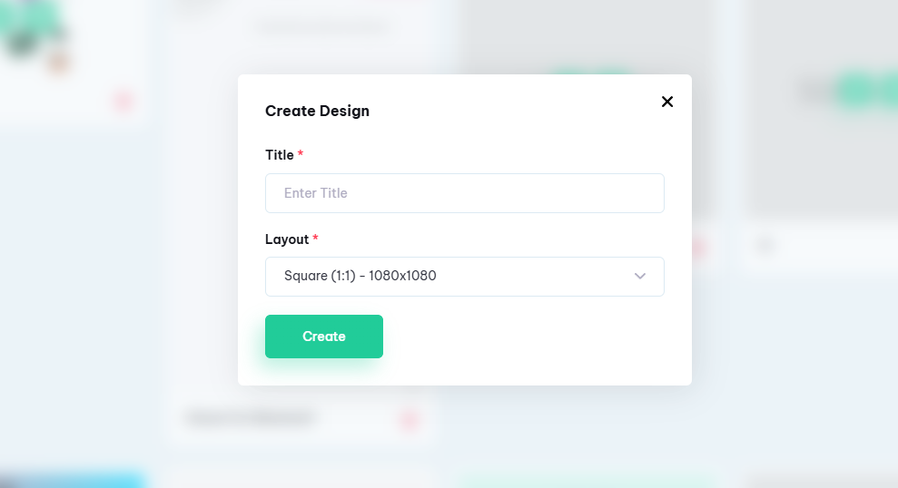 Design & Template Interface